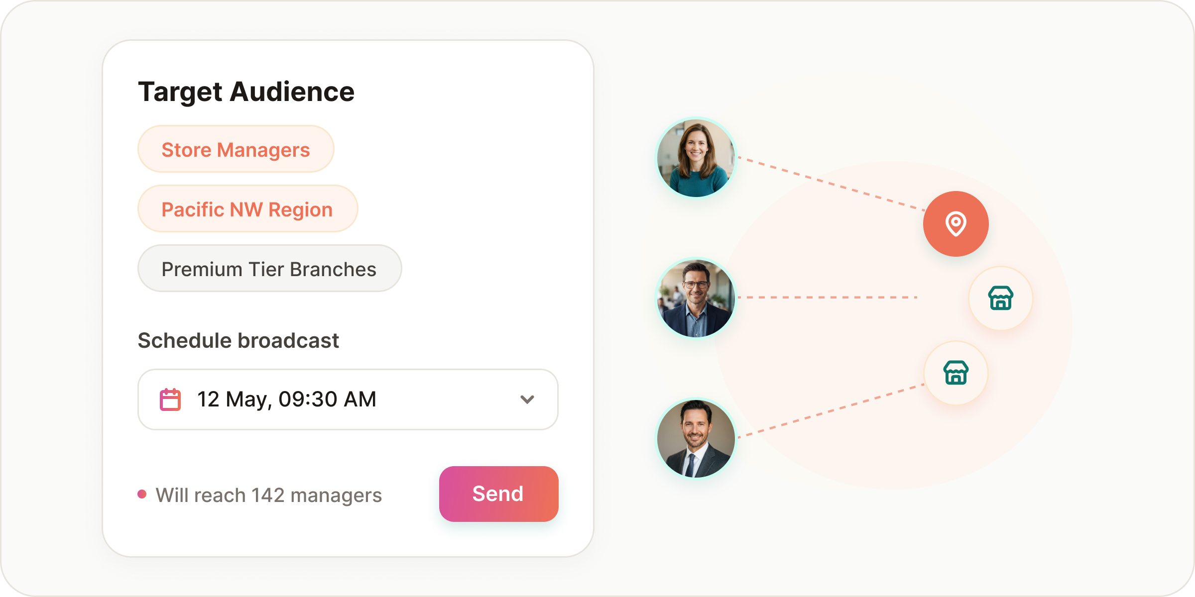 Targeted messaging and campaign visibility